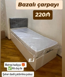 Bazalı çarpayı tək nəfərlik
