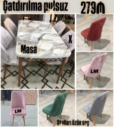 Masa ve oturacaqlar