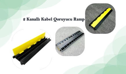 2 Kanallı Kabel Qoruyucu Ramp