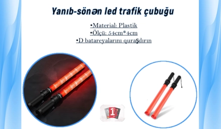 Yanıb-sönən LED Trafik Çubuğu