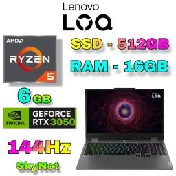 Lenovo Loq RTX 3050 Gaming noutbuk