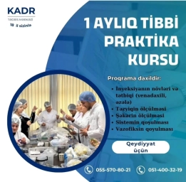1 Aylıq Tibb Praktika