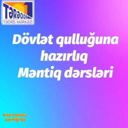 Dövlət qulluğuna hazırlıq, məntiq dərsləri