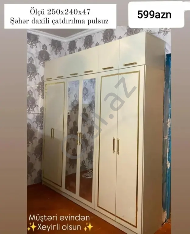 Paltar şkafı sifarişlə