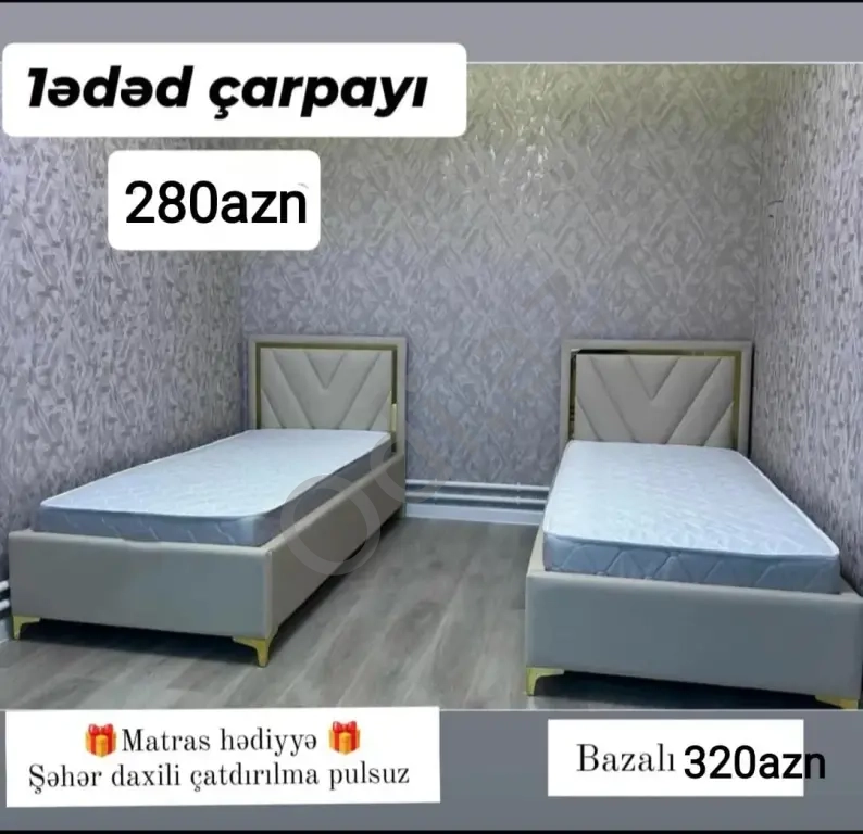 Parçalı çarpayı sifarişi