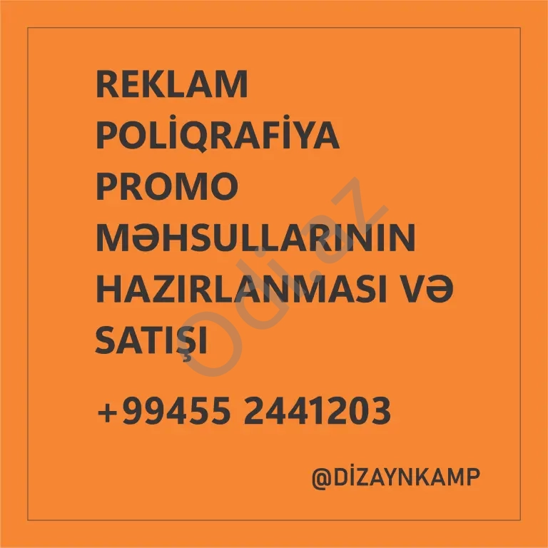 Reklam Poliqrafiya Promo