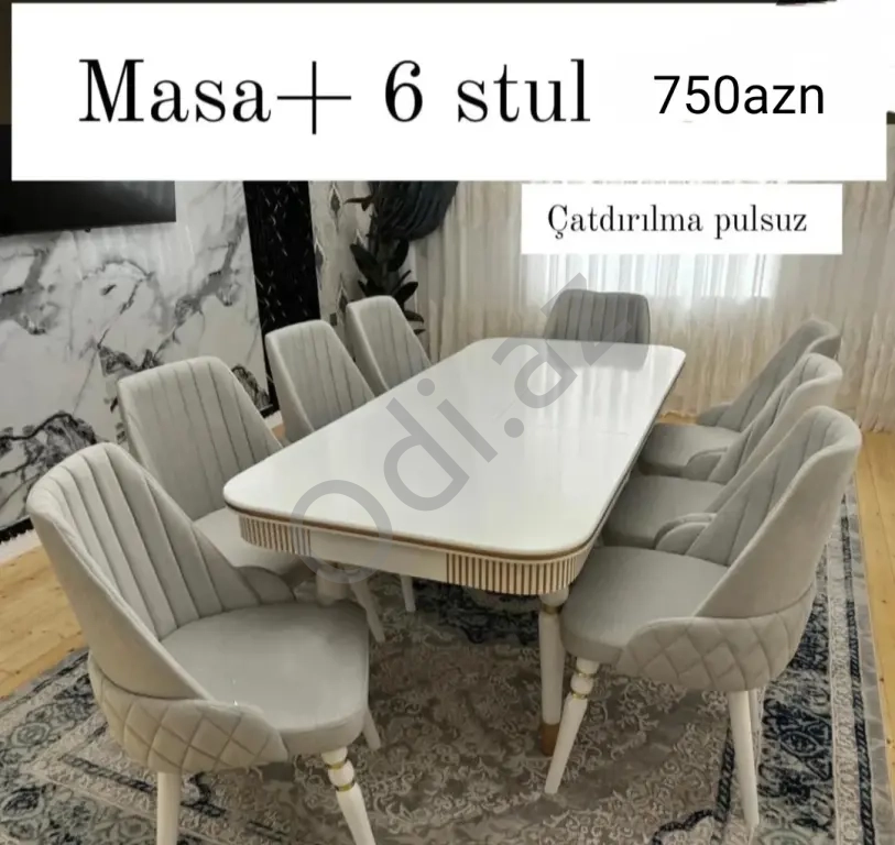 Masa dəsti sifarişlə
