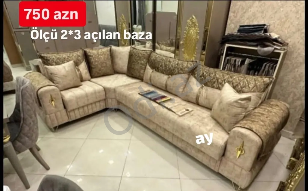 Künc divan sifarişlə hazırlanır