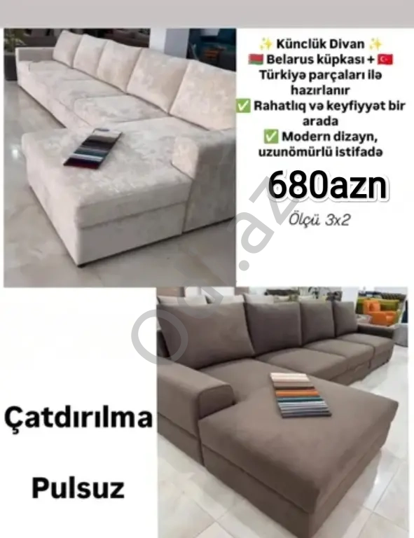 Künc divan sifarişi