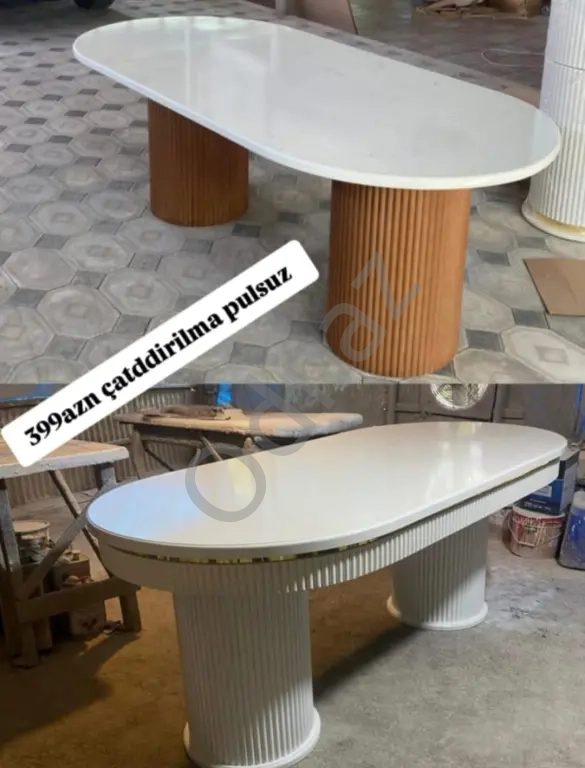 Masa sifarişlə hazırlanır