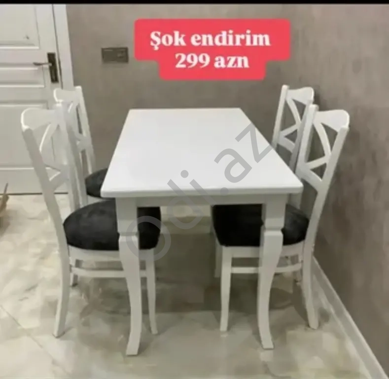 Masa və oturacaqlar sifarişi