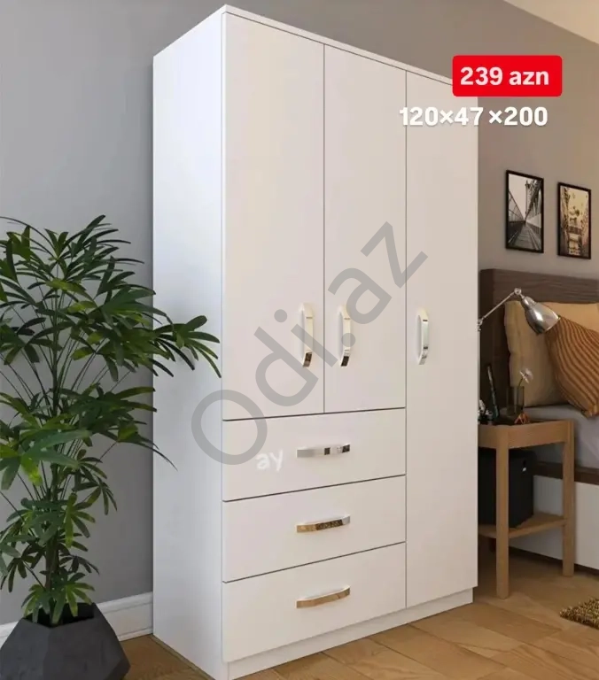 Dolab paltar şkafı sifarişlə hazırlanır