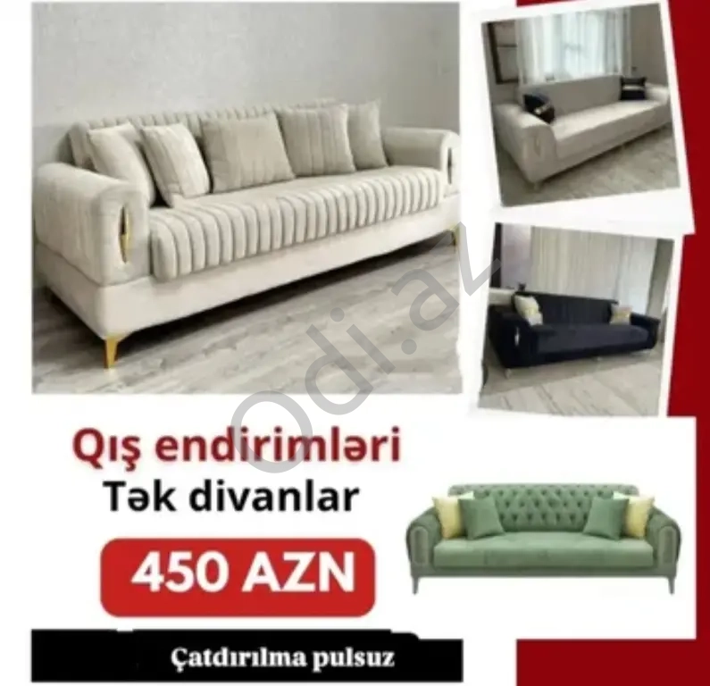 Tək divan sifarişi