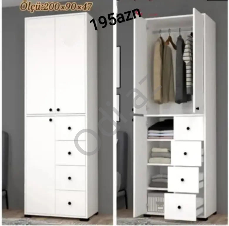 2Qapili dolab sifarişi