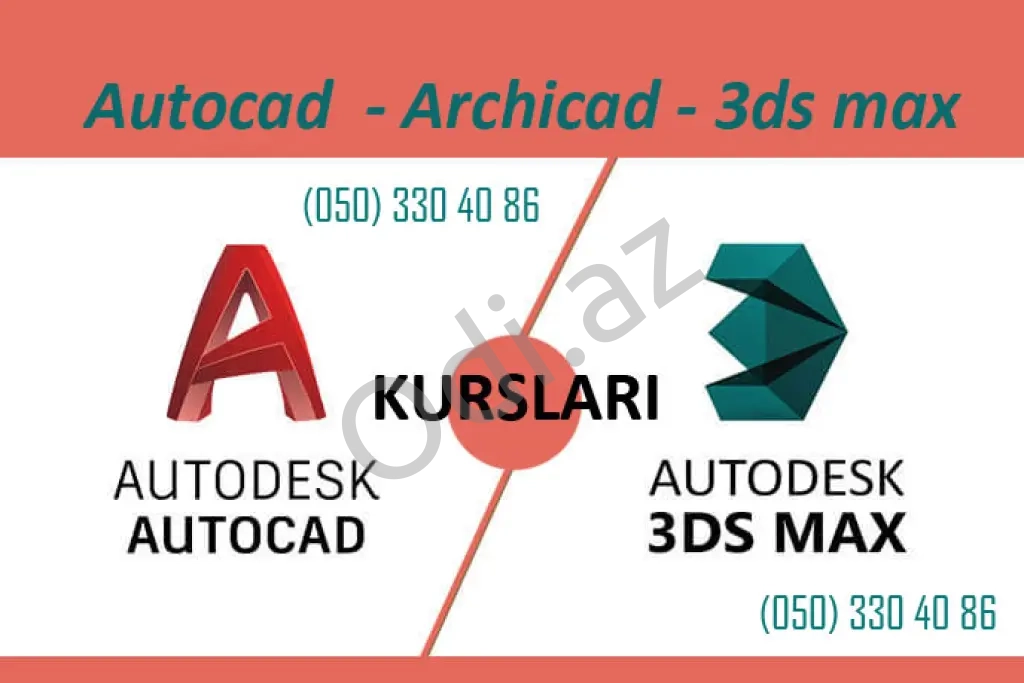 3D Max Autocad Archicad kursu