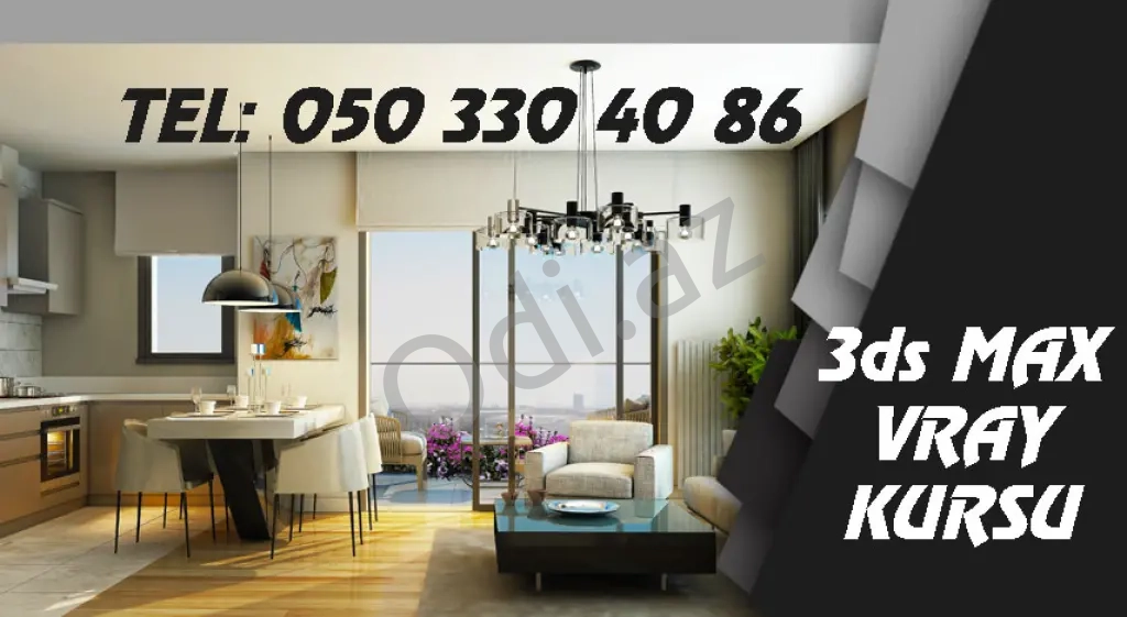 3ds Max, Vray kursu 3D modelləşdirmə kursu