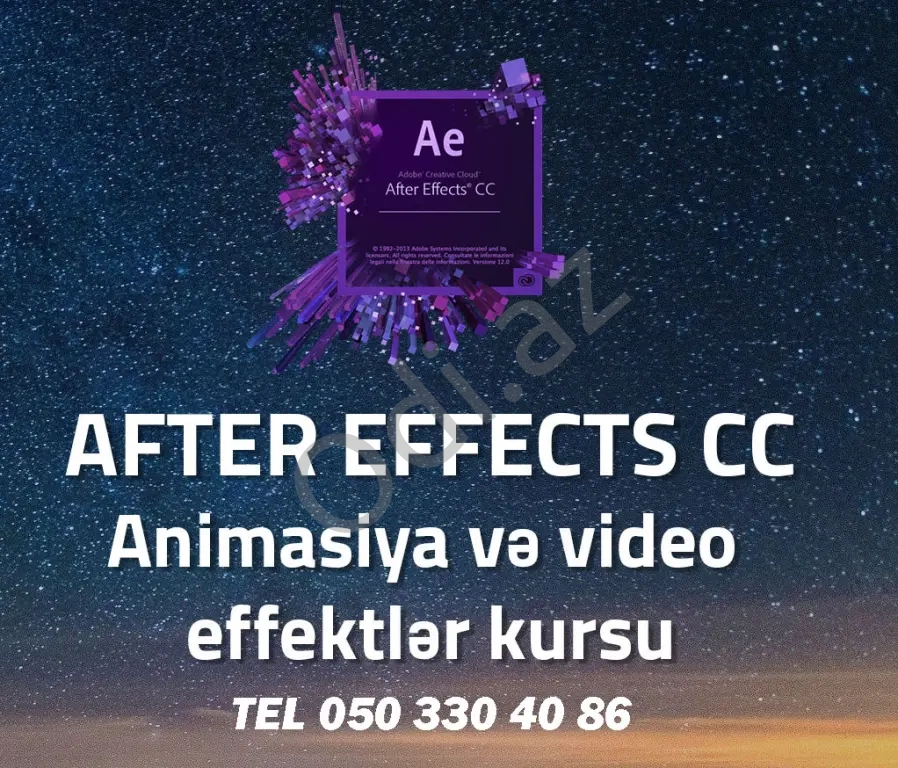 After Effects proqramı kursu