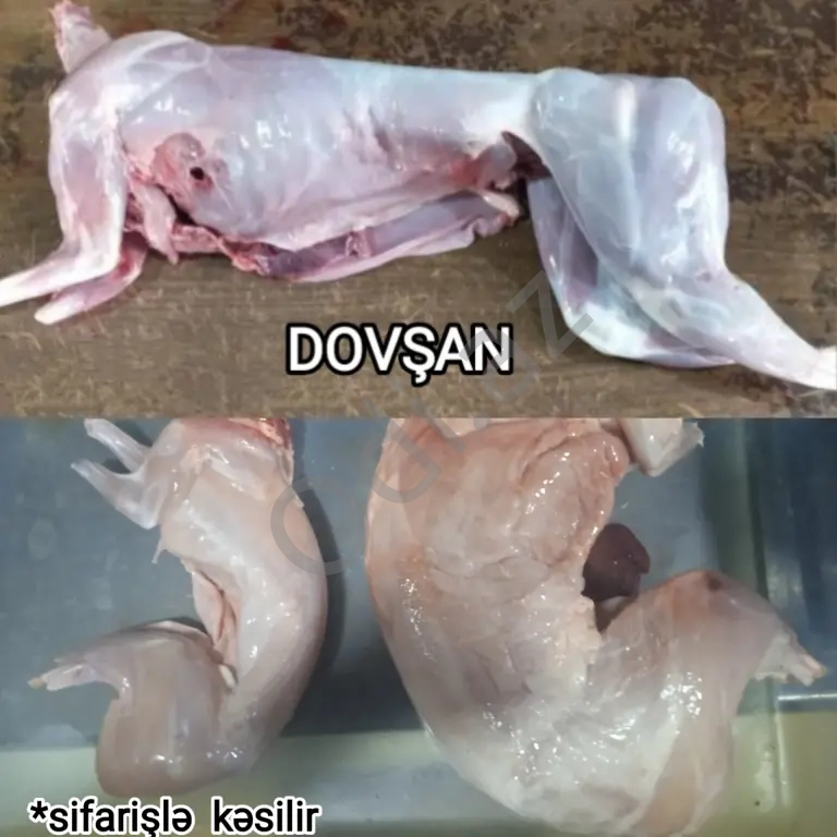 Dovşan Əti. Sifarişlə