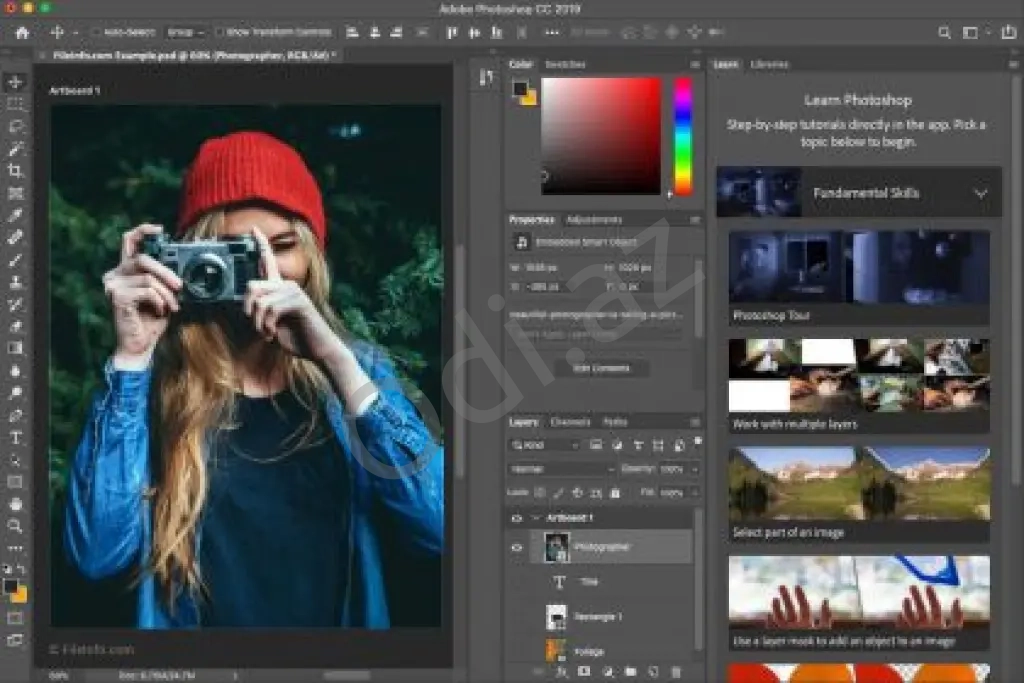 Adobe Photoshop Proqramlarından dərslər