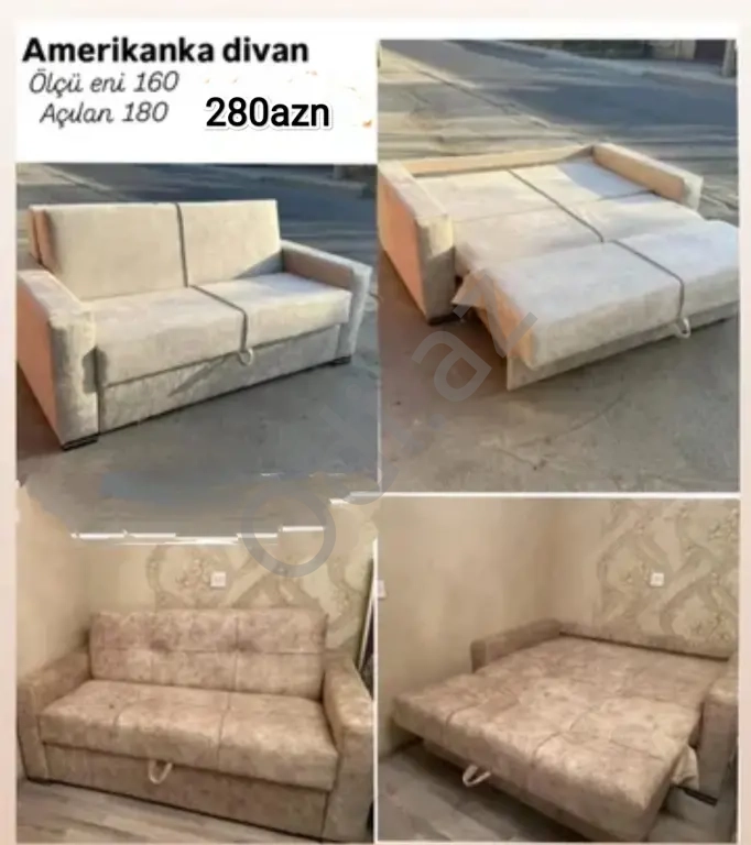 Amerikanka divan sifarişlə