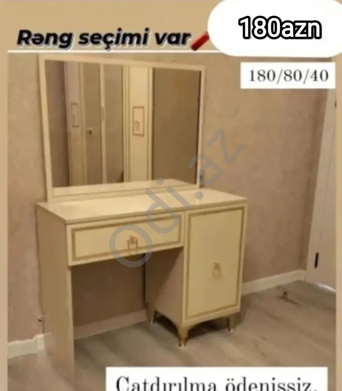 Güzgülü kamod sifarişlə