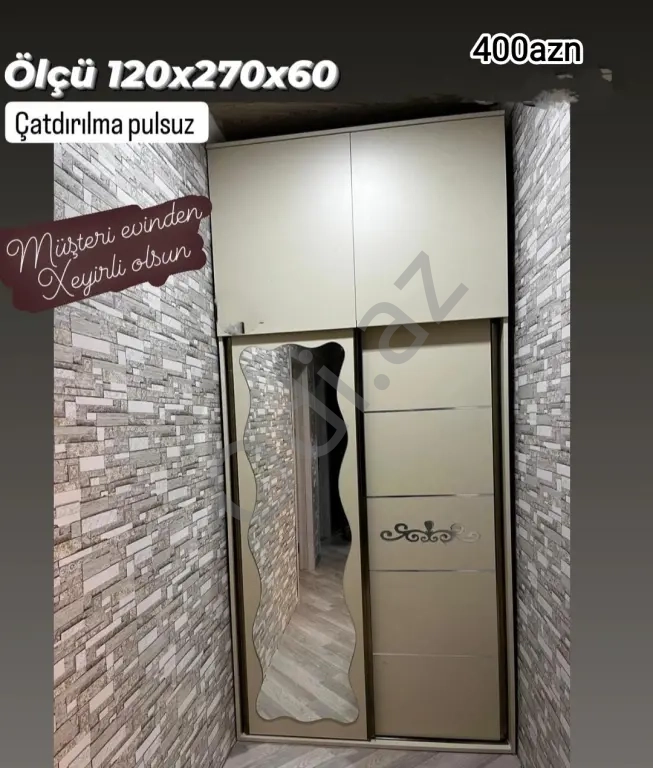 Küpe dolab sifarişi