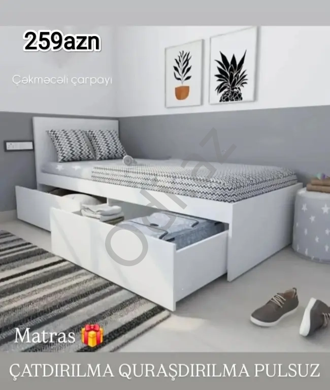 Siyirməli çarpayı sifarişi