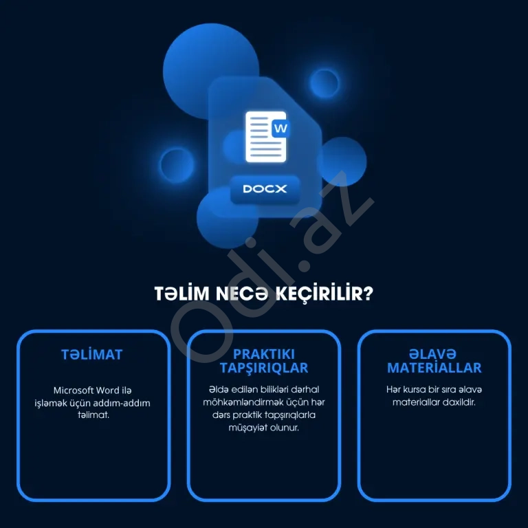 Biznes üçün Word kursları