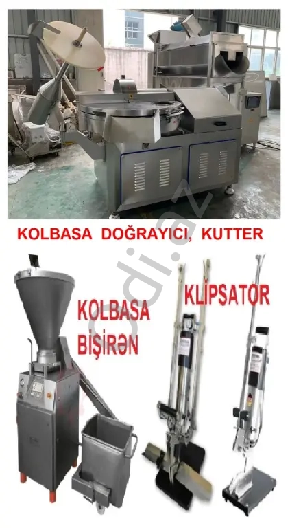 Kolbasa sexləri üçün kutter, doğrayıcı