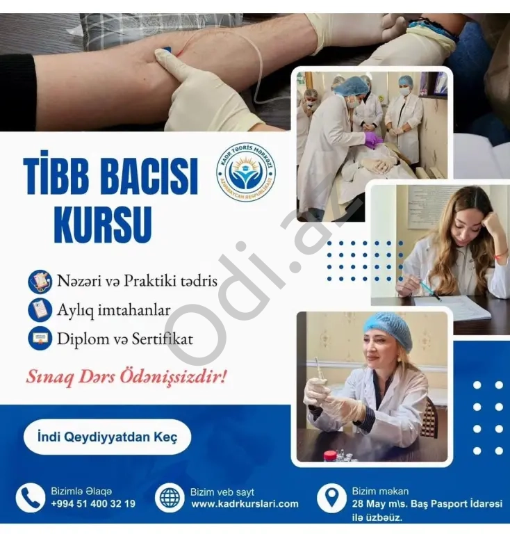 Xanımlar və Bəylər üçün Tibb kursu
