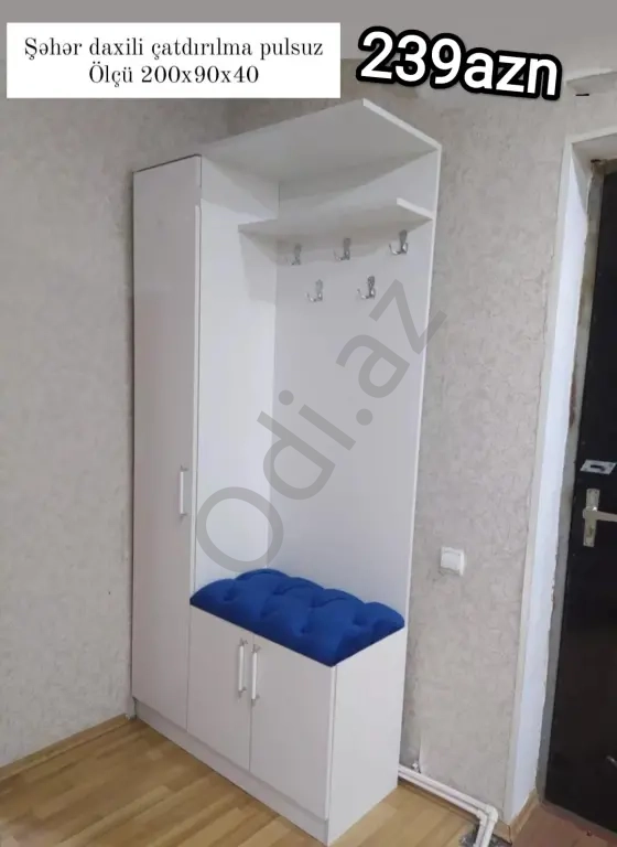 Koridor şkafi sifarişlə