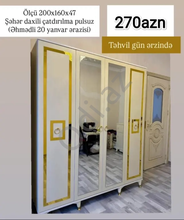 4Qapili dolab sifarişi