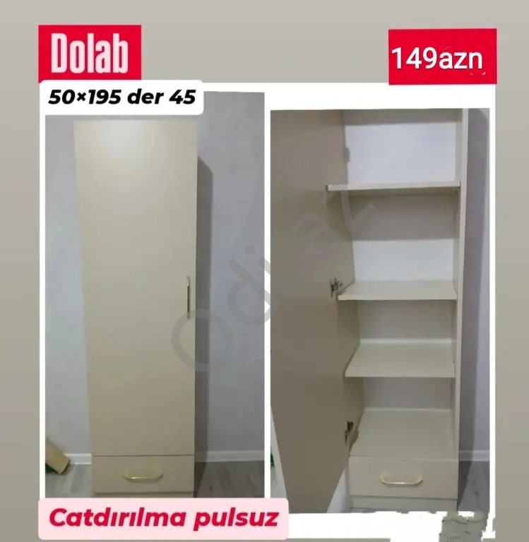 Tək qapılı dolab