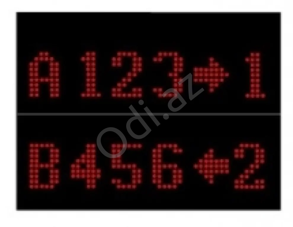 Növbə sistemi üçün &quot;Dot-Matrix LED Ana Gösterge&quot;