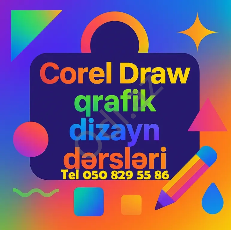 Photoshop Corel Draw qrafik dizayn kursu