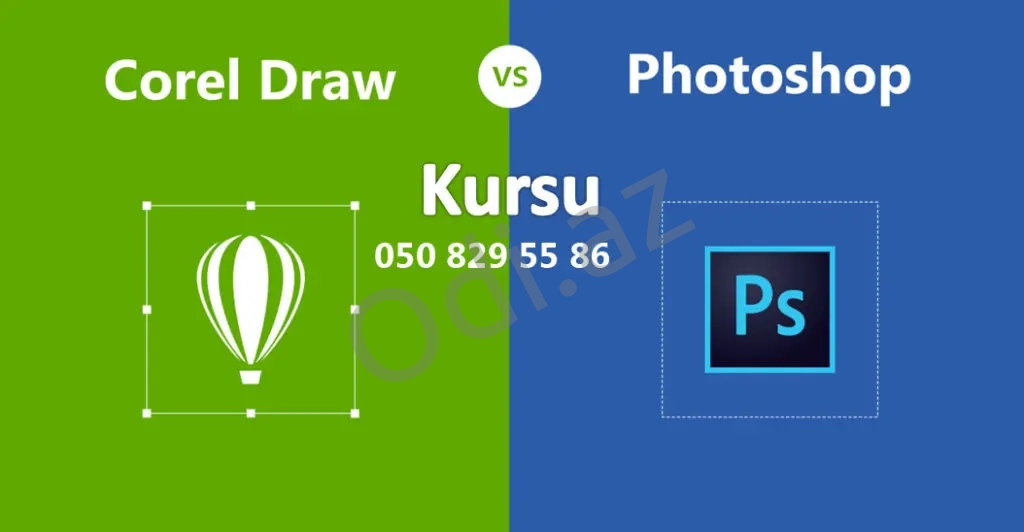 Photoshop Corel Draw qrafik dizayn kursu