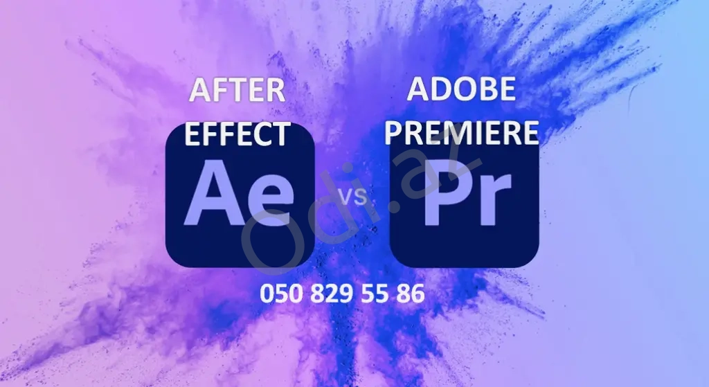 Video Montaj Qrafik Dizayn proqramları bir kursda