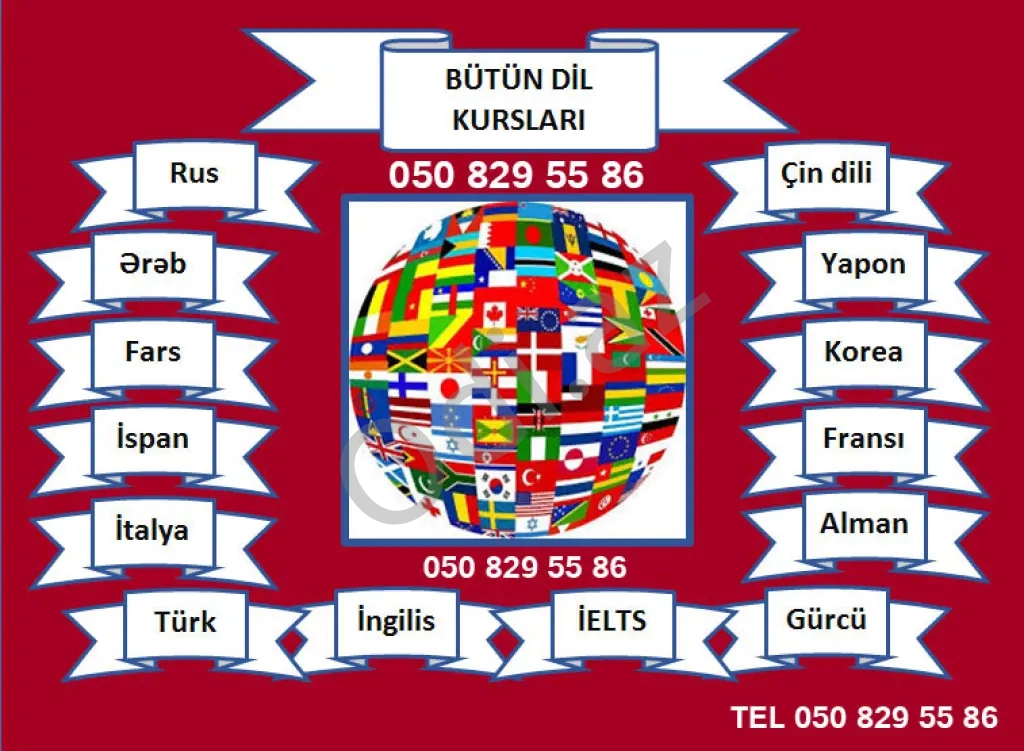 A-dan Z-ə bütün xarici dilər tək ünvanda