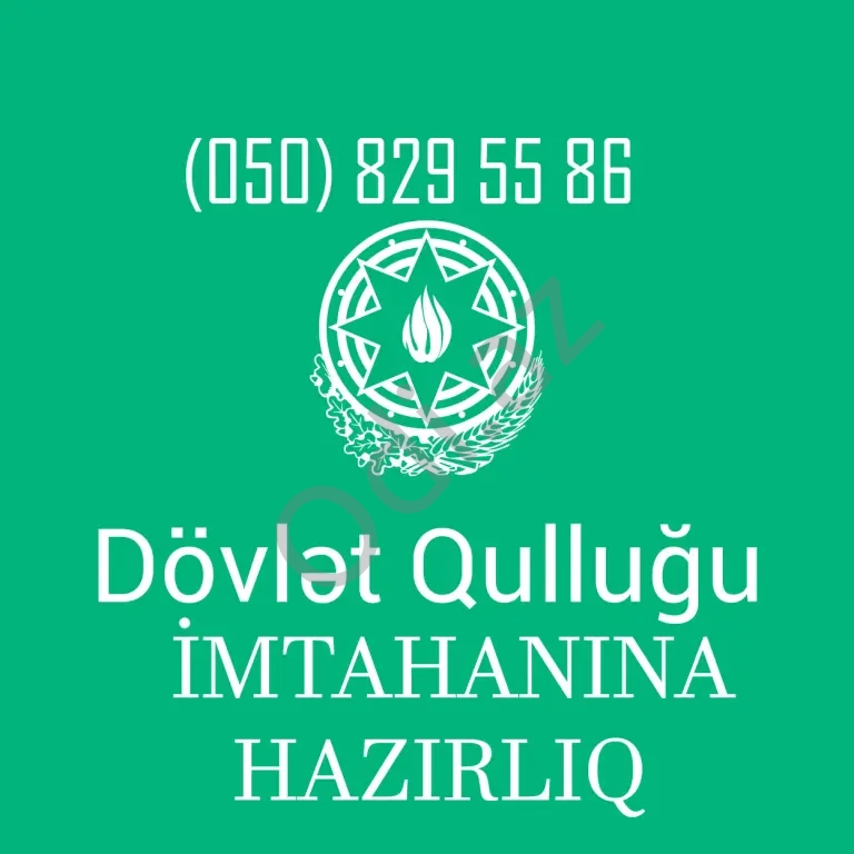 Dövlət qulluguna hazirliq 4 fenn daxil