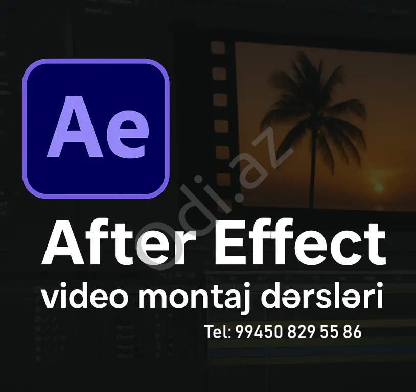 After Effects motion design kursu
