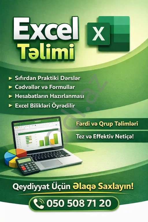 Excel təlimi dərsləri