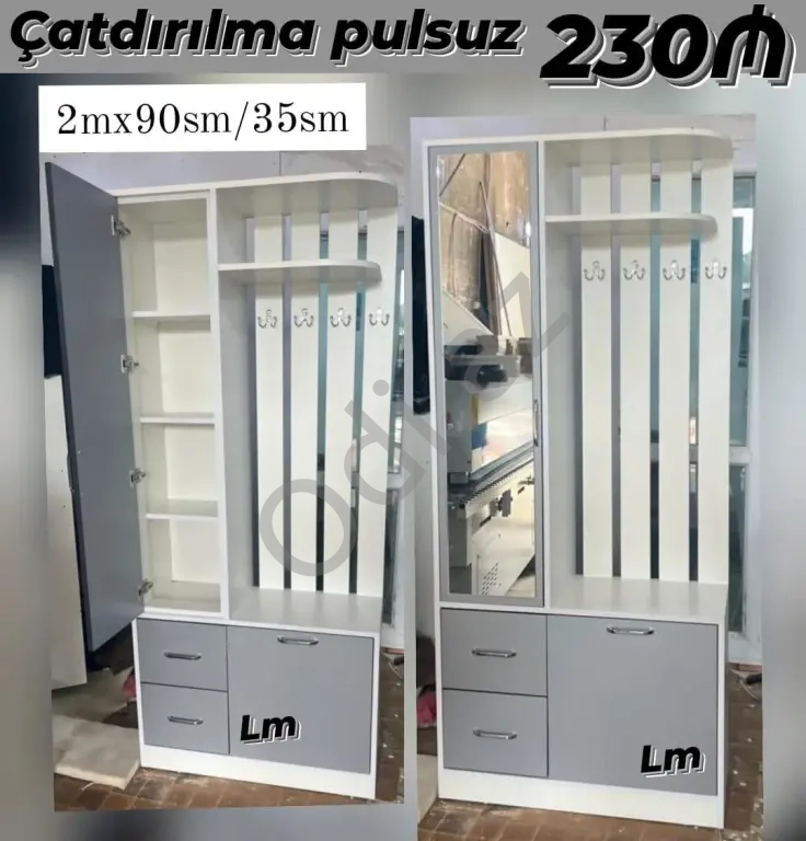 Dəhliz mebeli karidor şkafı