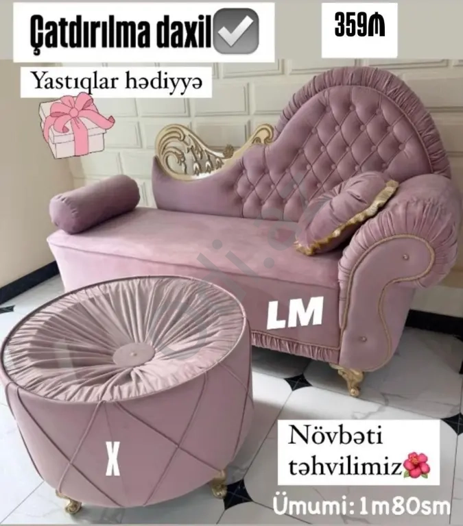 Jozefin divan sifarişlə hazırlanır