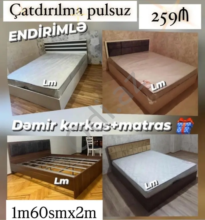 Taxt ikinəfərlik çarpayı