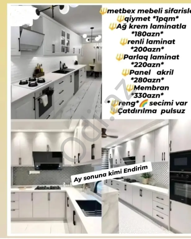 Mətbəx mebeli sifarisle