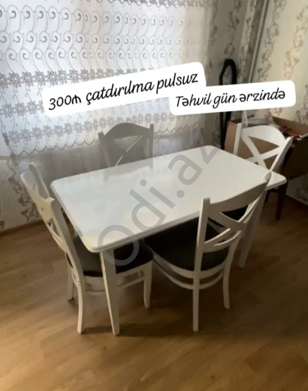 Masa və oturacaqlar