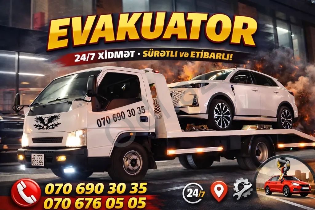 Evakuator xidməti serfeli