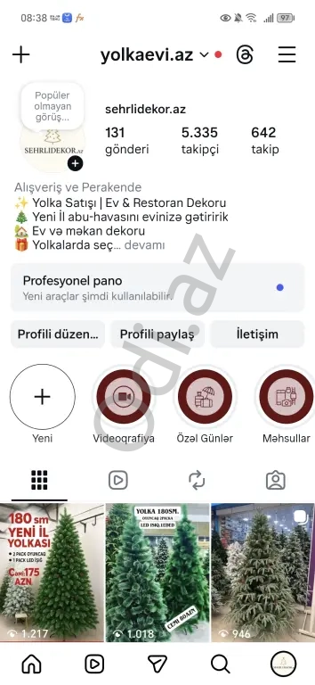 Orginal İnstaqram və Teleqram Səhifələri