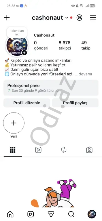 Orginal İnstaqram və Teleqram Səhifələri