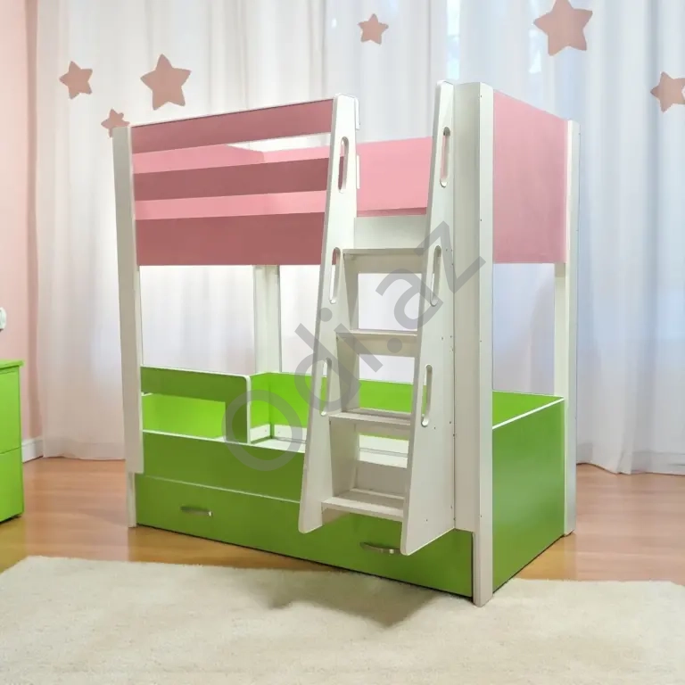 Uşaq 2 mərtəbəli çarpayı